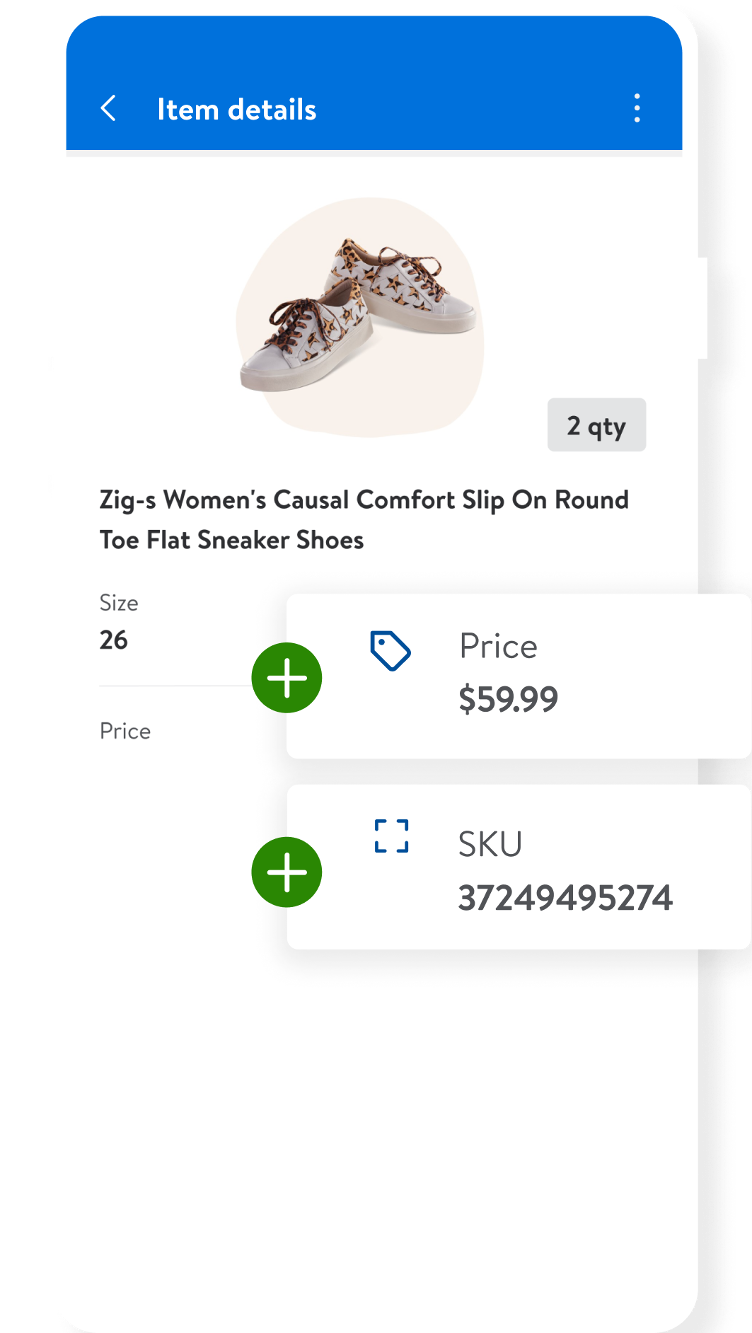 Store Assists mobile app item screenshot
